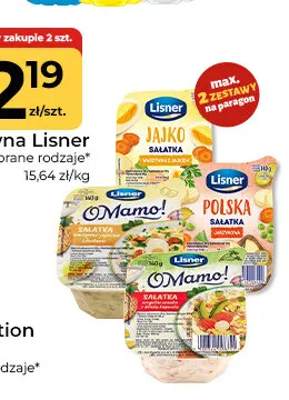 Sałatka warzywna Lisner promocja w Społem Częstochowa