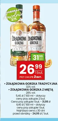 Wódka Żołądkowa Gorzka z Miętą promocja w Twój Market