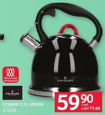 Czajnik 2,5l Zwieger Veron promocja w Selgros