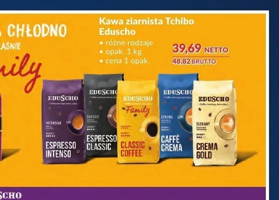 Kawa ziarnista Tchibo Eduscho promocja w Makro