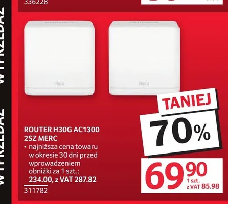 Router Mercusys H30 g AC1300 2-pak promocja w Selgros