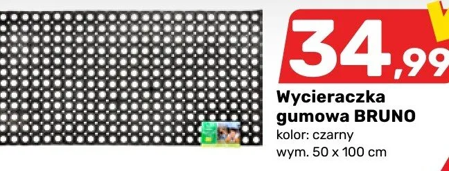 Wycieraczka gumowa Bruno promocja w Bricomarche