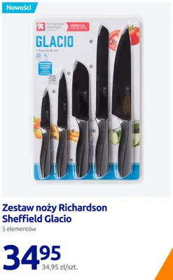 Zestaw noży Richardson Sheffield Glacio 5 elementów promocja w Action