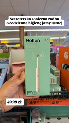 Szczoteczka soniczna Hoffen promocja w Biedronka