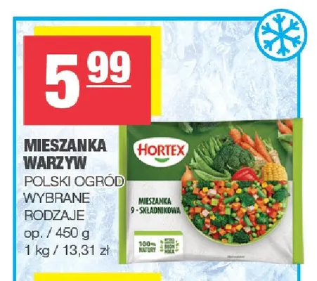 Mieszanka warzyw Polski Ogród Hortex promocja w SPAR