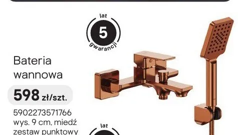 Bateria wannowa Valvex Harris promocja w Castorama