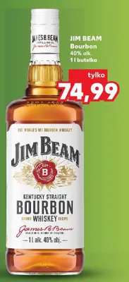 Bourbon 40% alk. promocja w Kaufland