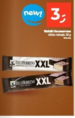 Wafelki Decomorreno XXL kakaowe promocja w Dealz