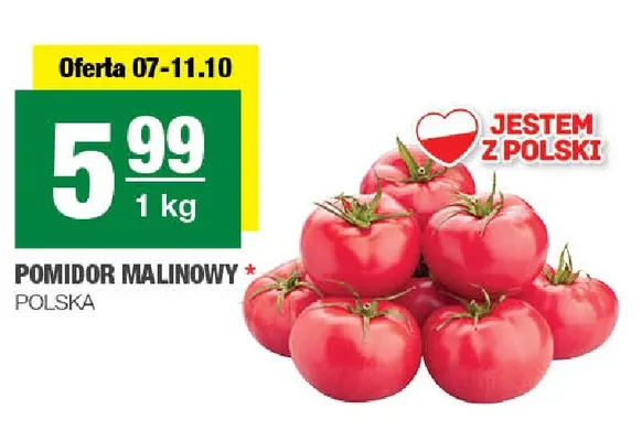 Pomidor malinowy promocja w SPAR
