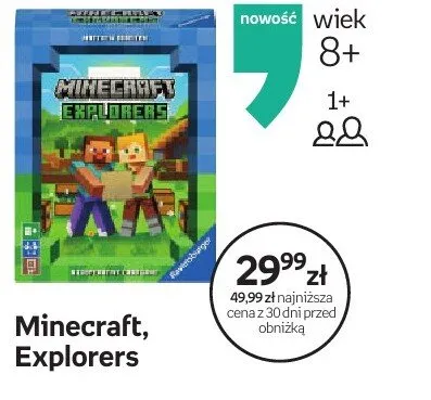 Gra Minecraft Explorers promocja w Empik