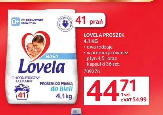 Proszek Lovela 4,1kg promocja w Selgros