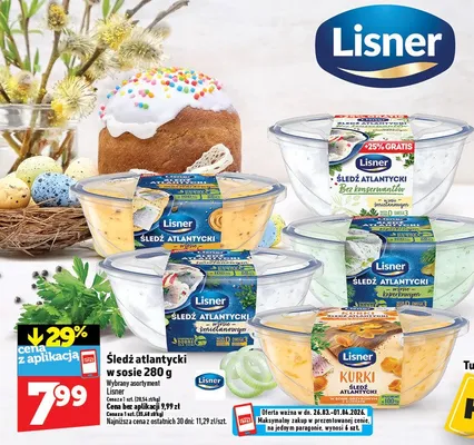 Śledź atlantycki w sosie promocja w TOPAZ