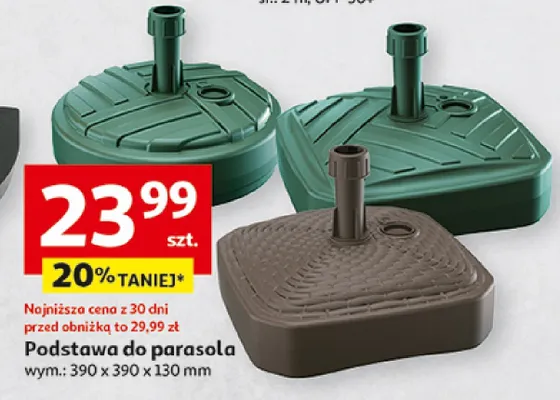 Podstawa do parasola promocja w Auchan