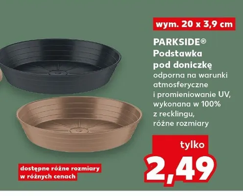 Podstawka pod doniczkę  promocja w Kaufland