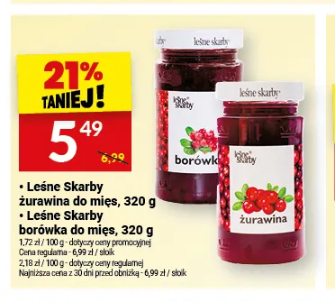 Borówka do mięs Leśne Skarby promocja w Twój Market