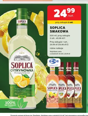 Soplica smakowa promocja w Stokrotka