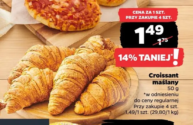 Croissant maślany promocja w Netto