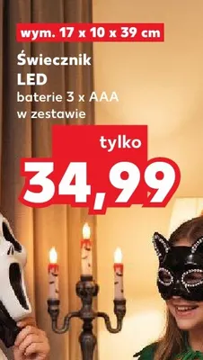 Świecznik LED promocja w Kaufland