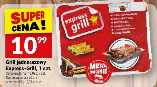 Grill jednorazowy Express-Grill promocja w Twój Market