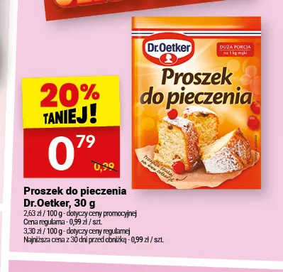 Proszek do pieczenia Dr. Oetker promocja w Twój Market