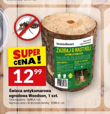 Świeca antykomarowa ogrodowa Woodson promocja w Twój Market