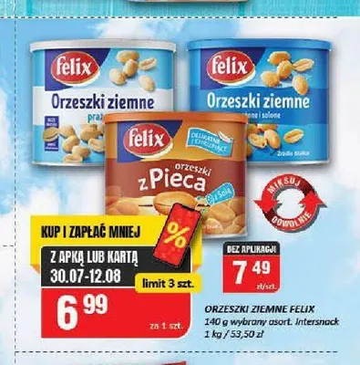 Orzeszki ziemne z pieca Felix promocja w Chorten