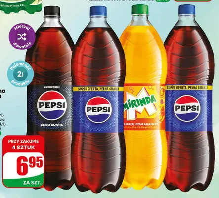 Napój gazowany Pepsi Zero Cukru promocja w Dino