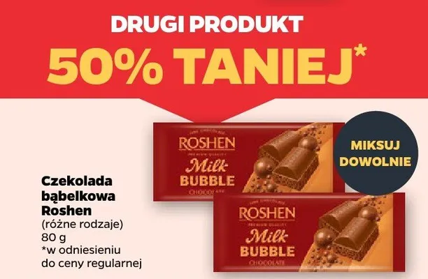 Czekolada bąbelkowa promocja w Netto