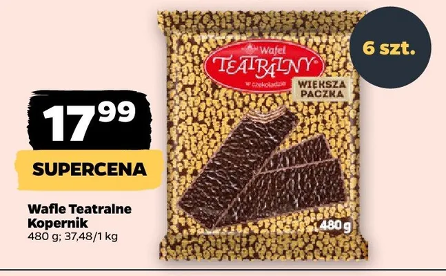 Wafle Teatralne promocja w Netto