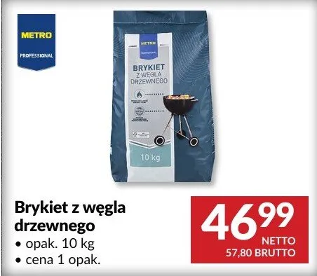 Brykiet z węgla drzewnego promocja w Makro