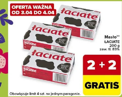 Masło laciate promocja w Carrefour Express