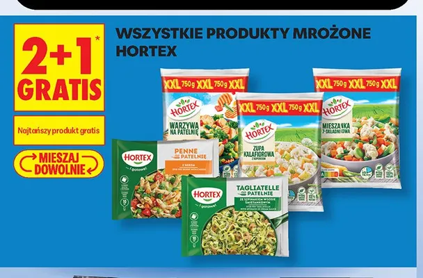 Penne z serem Hortex promocja w Biedronka