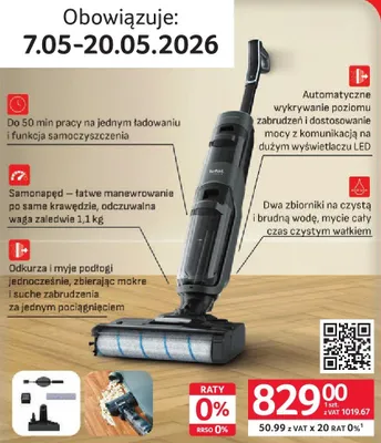 Odkurzacz X-Clean 4 GF5035 z funkcją mycia promocja w Selgros