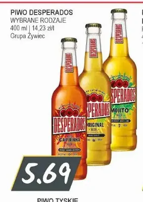 Piwo Desperados Mojito promocja w Słoneczko