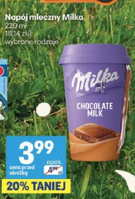 Napój mleczny Milka Chocolate Milk promocja w Delikatesy Centrum