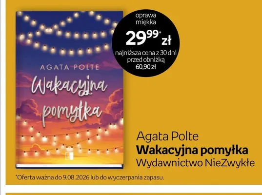 Książka Wakacyjna pomyłka Agata Polte promocja w Empik