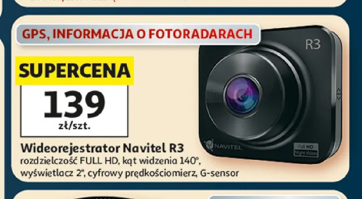 Wideorejestrator Navitel R3 promocja w Auchan
