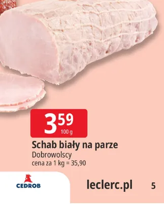 Schab biały na parze Dobrowolscy promocja w Leclerc