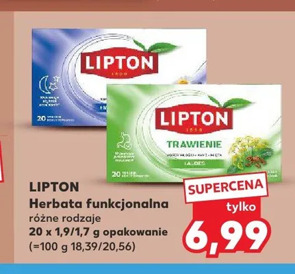 Herbata funkcjonalna Lipton Trawienie promocja w Kaufland