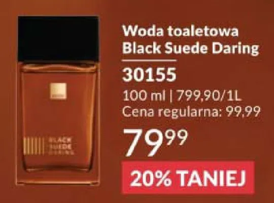 Woda toaletowa Avon Black Suede Daring promocja w AVON