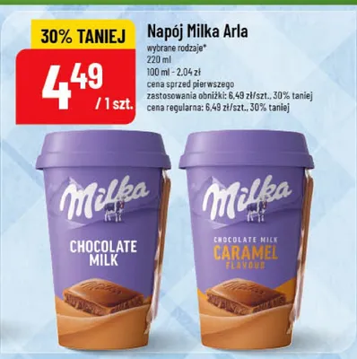 Napój Milka Arla Chocolate Milk promocja w POLOmarket