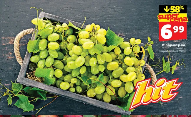 Winogrono jasne promocja w TOPAZ