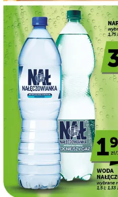 Woda gazowana Nałęczowianka mocniejszy gaz promocja w Groszek