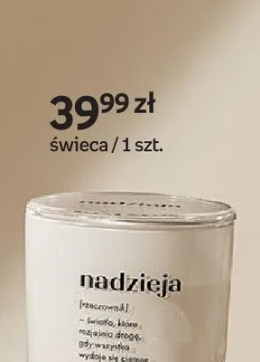 Świeca nadzieja promocja w Empik