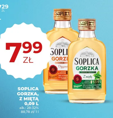 Gorzka z miętą promocja w Duży Ben