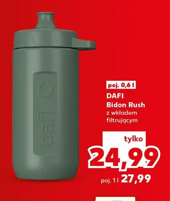 Bidon Rush z wkładem filtrującym 0,6 l Dafi promocja w Kaufland