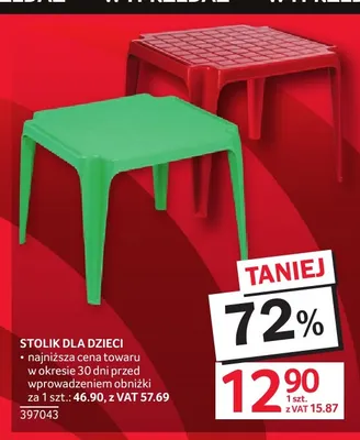 Stolik dla dzieci promocja w Selgros