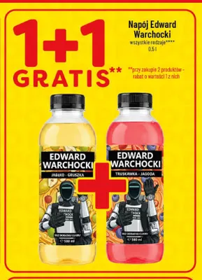 Napój Edward Warchocki truskawka-jagoda promocja w POLOmarket