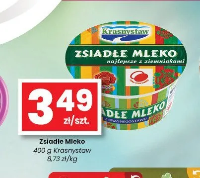 Zsiadłe Mleko Krasnystaw promocja w emma MARKET