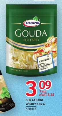 Ser gouda wióry Mlekpol promocja w Selgros